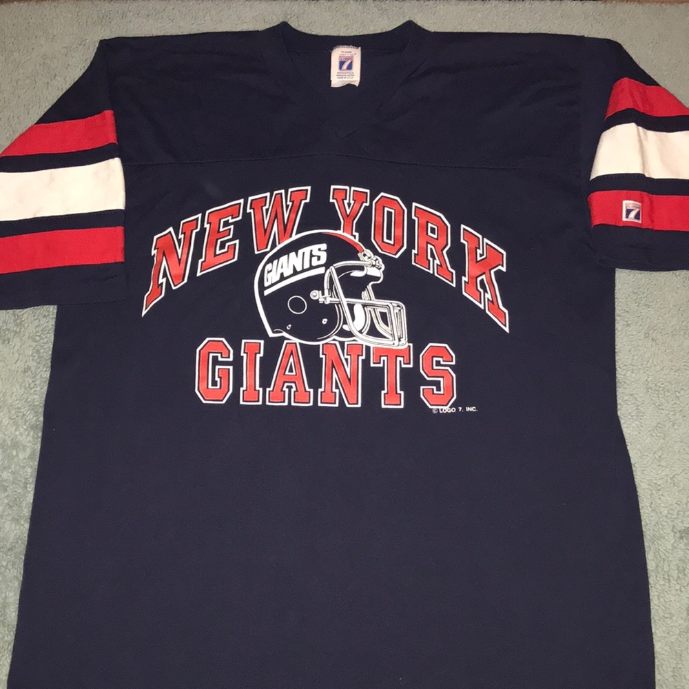 NFL New York Giants Football Vintage Logo 7 Shirt